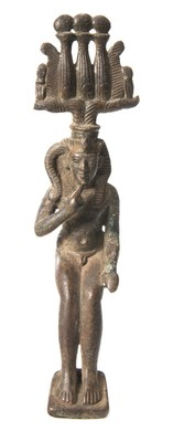 Bronzefigur des Kindgottes Harpokrates, um 300 v.Chr., Ägyptisches Museum – Georg Steindorff – der Universität Leipzig (Foto: ÄML/Marion Wenzel )