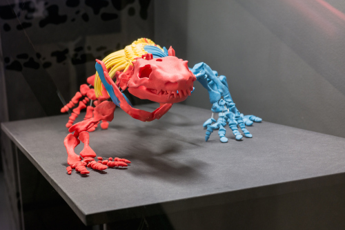 3D-gedrucktes Modell des rekonstruierten Orobates pabsti © Felix Sattler
