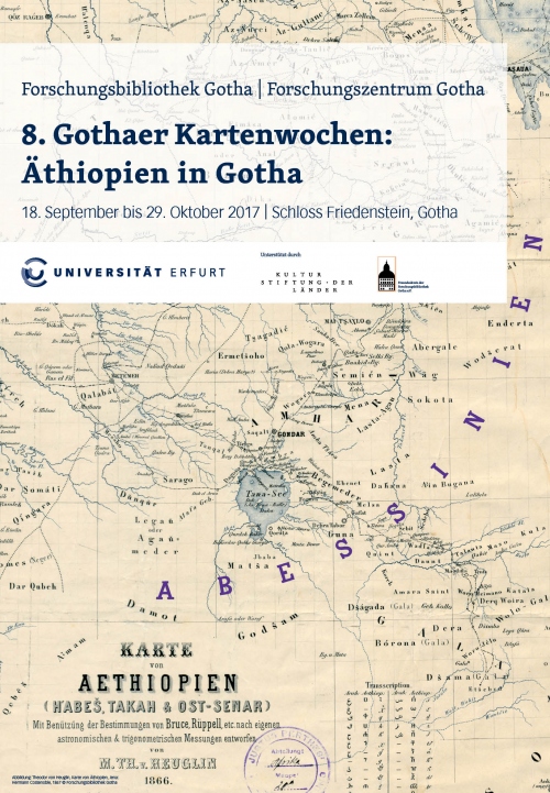 Plakat der 8. Gothaer Kartenwochen