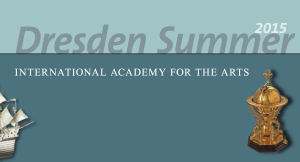 Dresden Summer - International Academy for the Arts