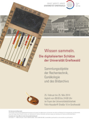 4. Ausstellung „Wissen sammeln. Die digitalisierten Schätze der Universität Greifswald“