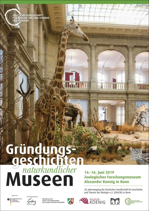 „Bürger, Gelehrte, Stifter und Mäzene – Gründungsgeschichten naturkundlicher Museen“ – 28. Jahrestagung der DGGTB