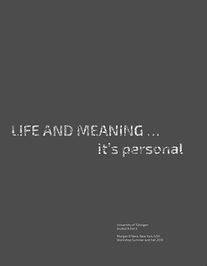 Life and meaning... it's personal