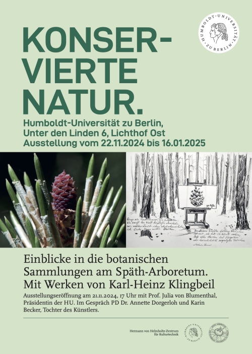 Konservierte Natur. Einblicke in die botanischen Sammlungen am Späth-Arboretum. Mit Werken von Karl-Heinz Klingbeil