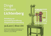 „DingeDenkenLichtenberg“ – Ausstellung zum 275. Geburtstag Georg Christoph Lichtenbergs (1742–1799)