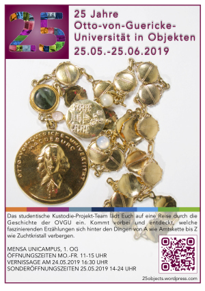 Ausstellung „25 Jahre Otto-von-Guericke-Universität in Objekten“