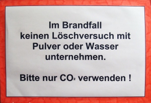 Gedanken zur Brandbekämpfung in Sammlungen / Brandschutzübung des ZNS (2016)