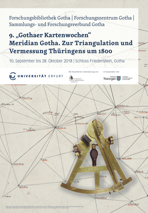 9. Gothaer Kartenwochen „Meridian Gotha. Zur Triangulation und Vermessung Thüringens um 1800“