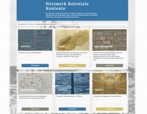 Launch: Die Neue Website des Netzwerkes koloniale Kontexte