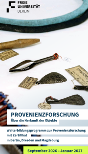 Zertifikatslehrgang „Provenienzforschung - Über die Herkunft der Objekte“