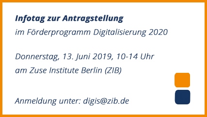 Informationstag zum digiS–Förderprogramm 2020