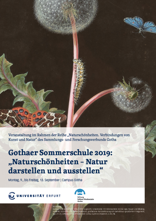 Call for Papers für die Gothaer Sommerschule 2019 „Naturschönheiten – Natur darstellen und ausstellen“