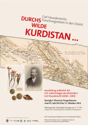 „Durchs wilde Kurdistan... Carl Haussknechts Forschungsreisen in den Orient“ – Jubiläumsausstellung im Spengler-Museum Sangerhausen